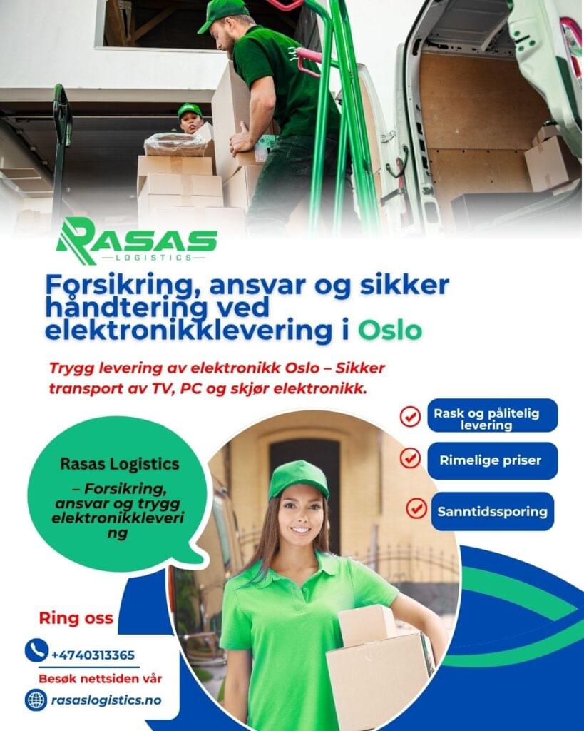 Forsikring, ansvar og sikker håndtering ved elektronikklevering i Oslo