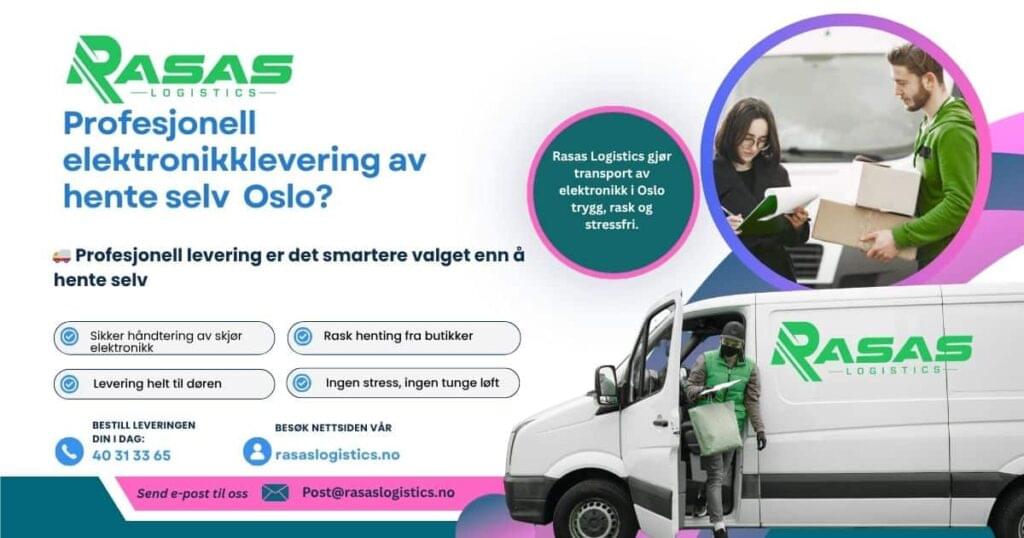 Profesjonell elektronikklevering eller hente selv i Oslo?